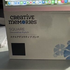 Creative Memories Square Decorative Punch NIB